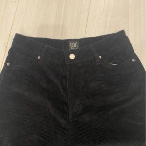 Urban Outfitters “BDG” Corduroy Black High-Rise Pants